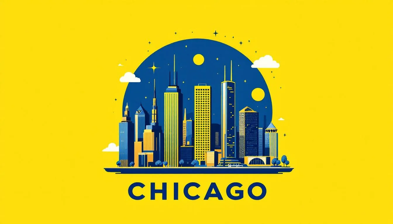 Chicago's downtown area, known for its rich culture and major conference venues.